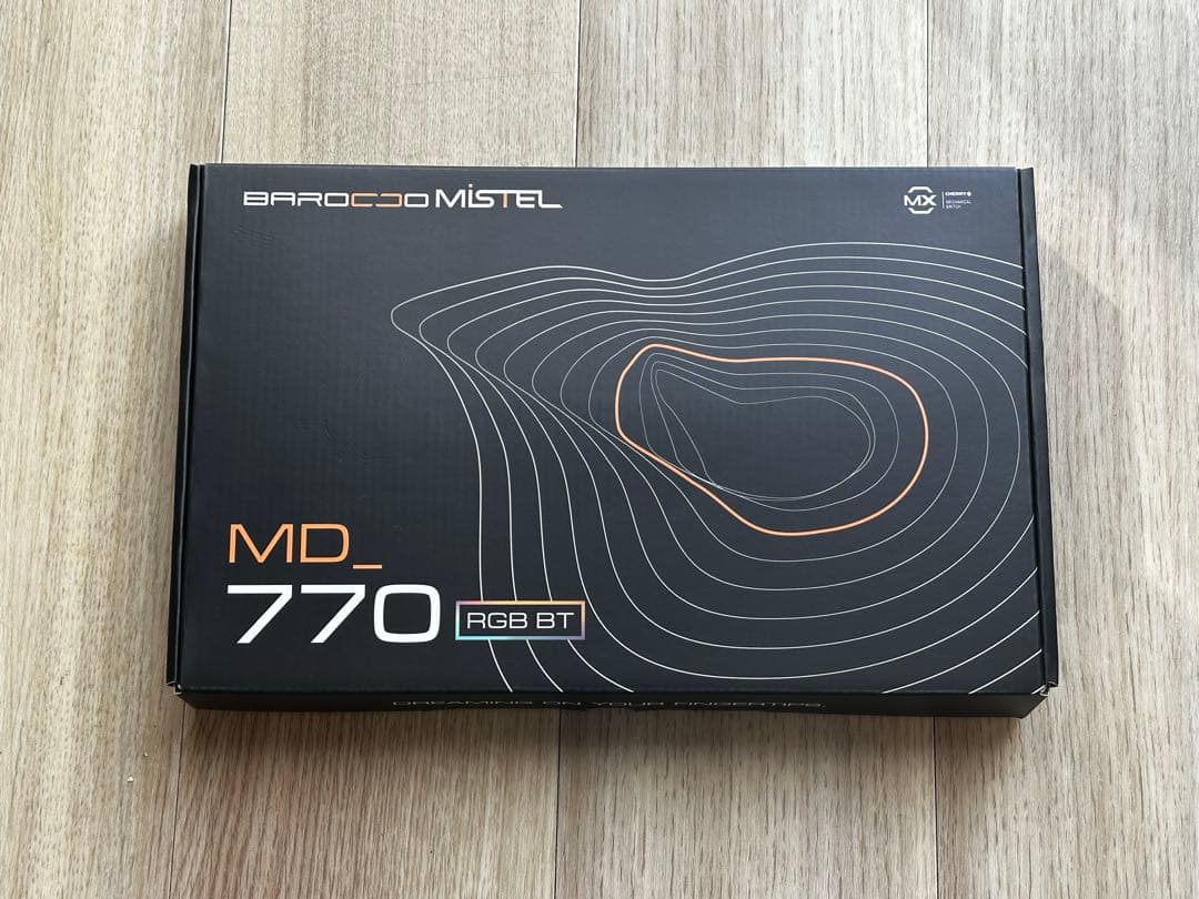 【美品】MiSTEL MD770 RGB BT(英語配列/静音赤軸) 無線/有線