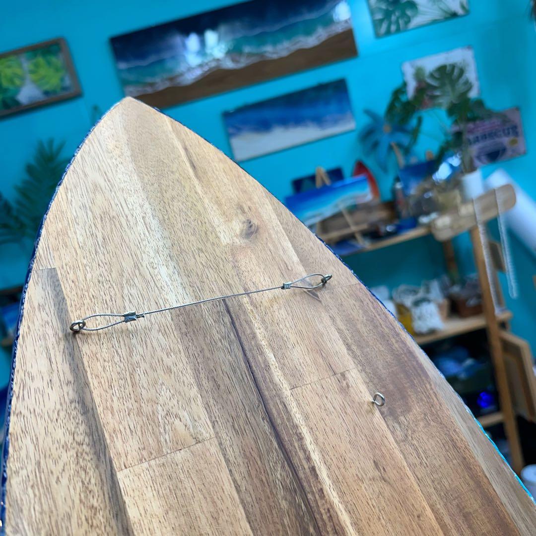 サーフボードパネル No.185 レジンアート　海アート　オーシャンパネル