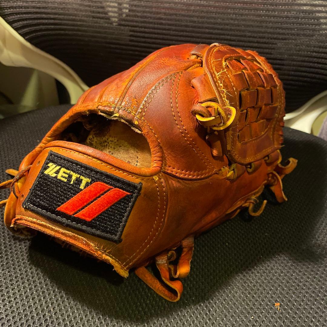 また会えたね。Dup とZETT硬式　野球グローブ　軟式　Ｋグラブ　ビックM