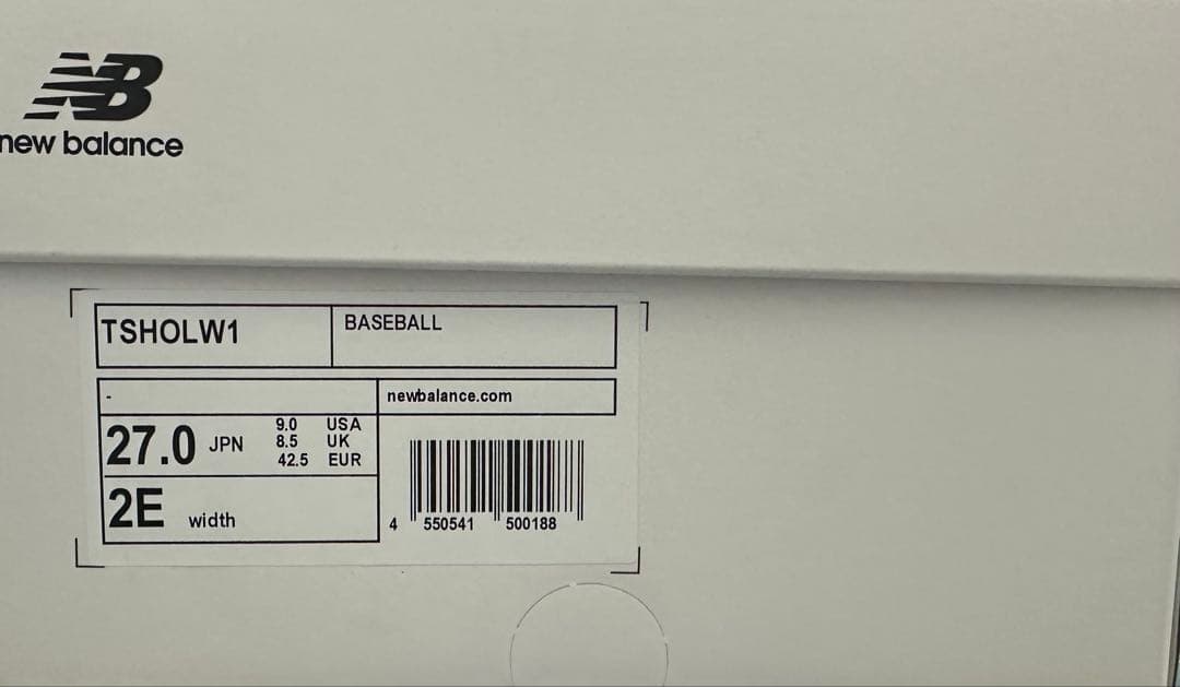 New Balance TSHOLW1 トレーニングシューズ 27.0 cm