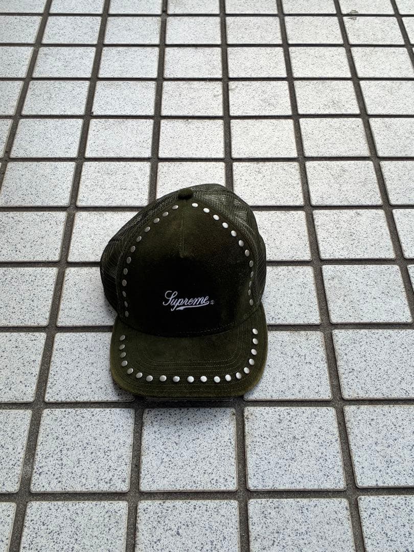 帽子 Supreme studded 5 panel cap