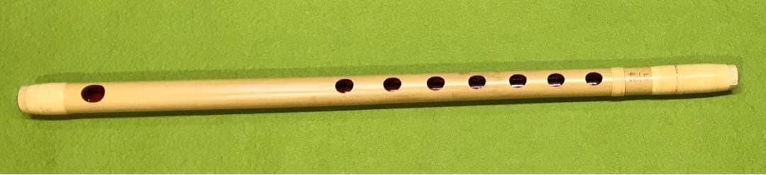横笛308篠笛/7本調子/獅子田(竹水)/7穴/美品