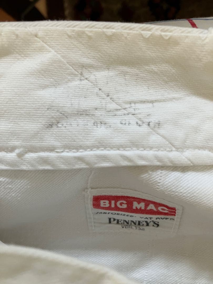 ア*ー様 【50s〜60s】BIG MACホワイトチノ　ビンテージ　ビッグマック
