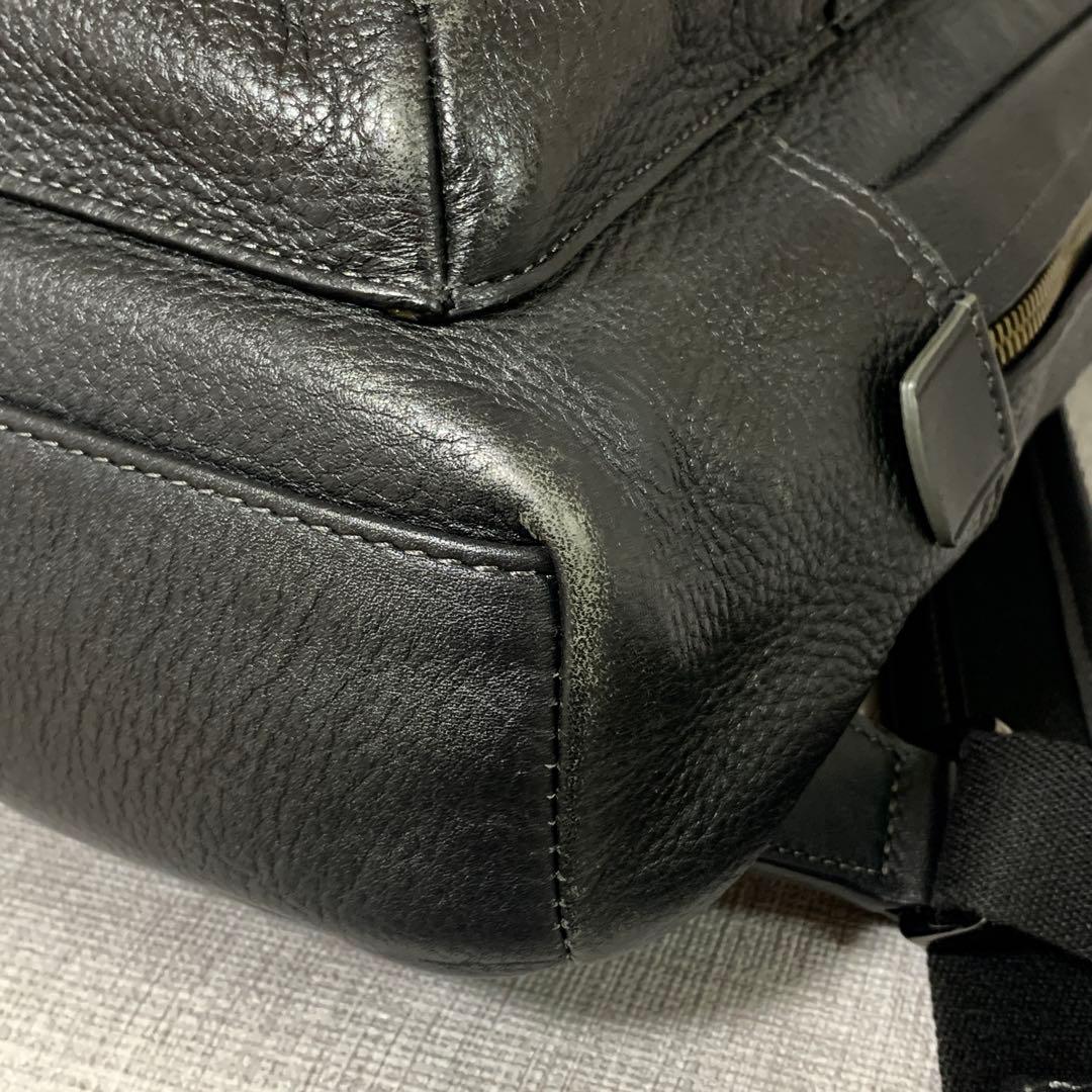 TUMI トゥミ ハリソン ベイツ オールレザー リュック ブラック ビジネス