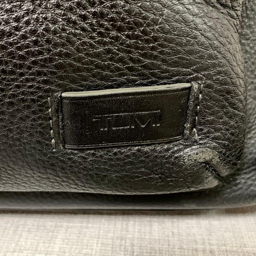 TUMI トゥミ ハリソン ベイツ オールレザー リュック ブラック ビジネス