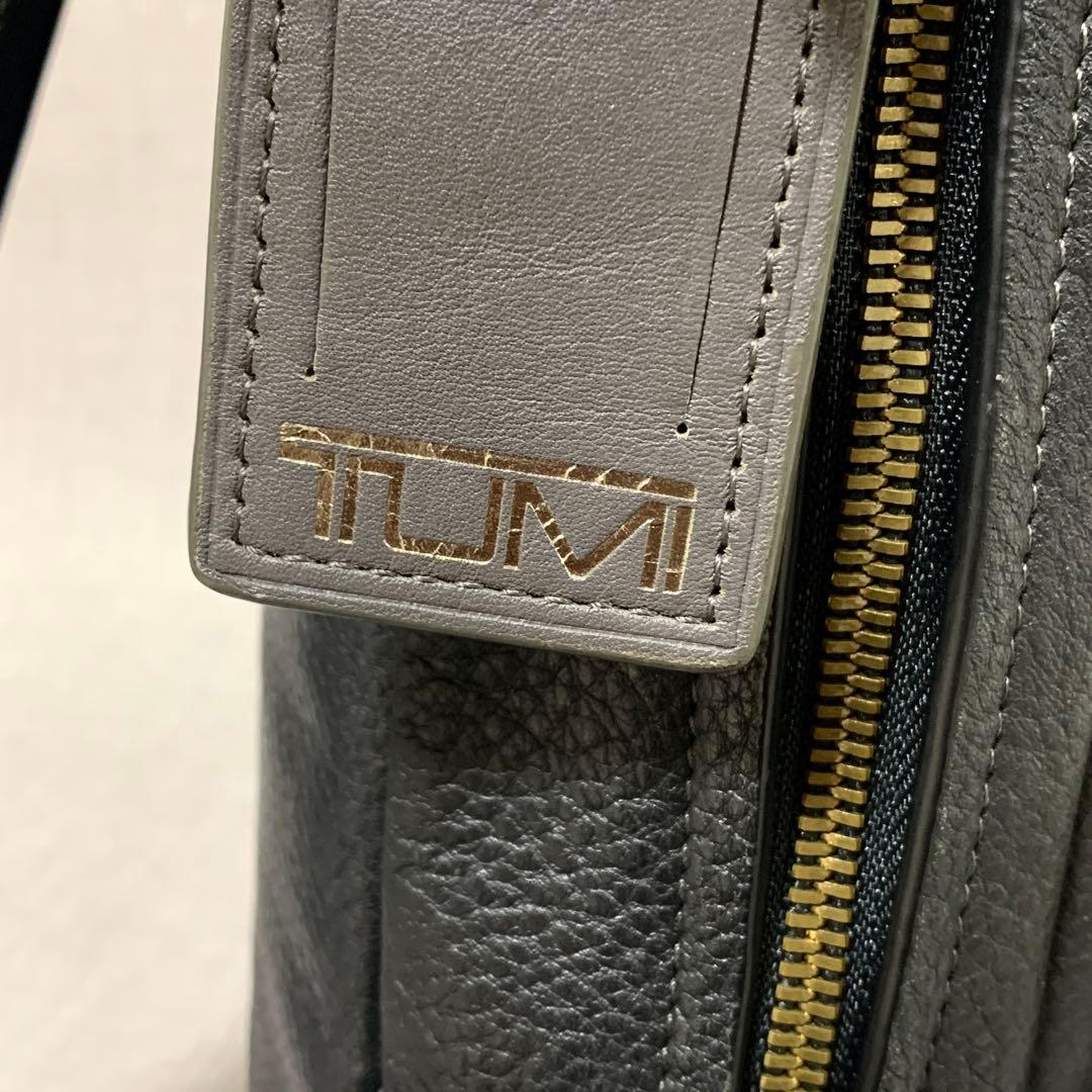 TUMI トゥミ ハリソン ベイツ オールレザー リュック ブラック ビジネス