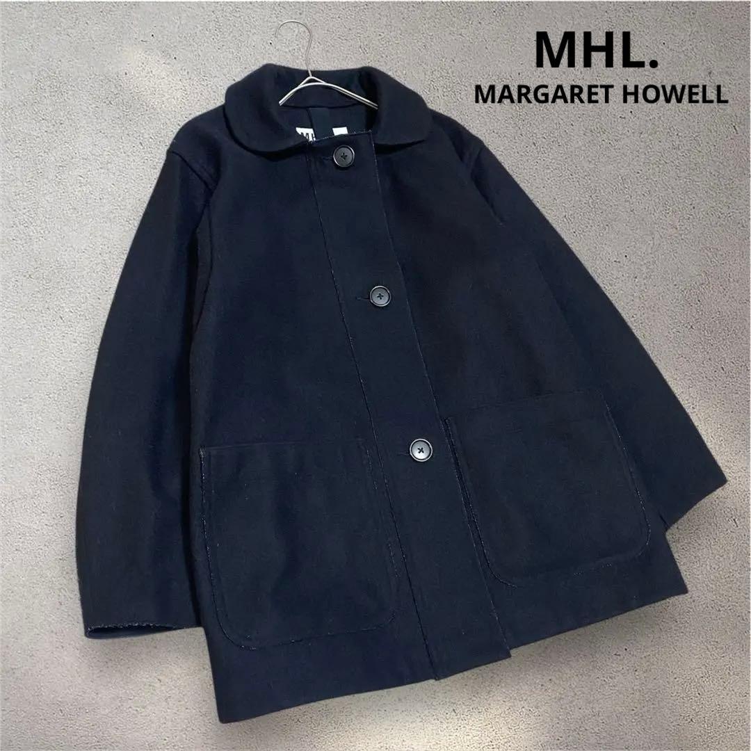 MHL.マーガレットハウエルMILITARY MELTON コート　定価9.3万