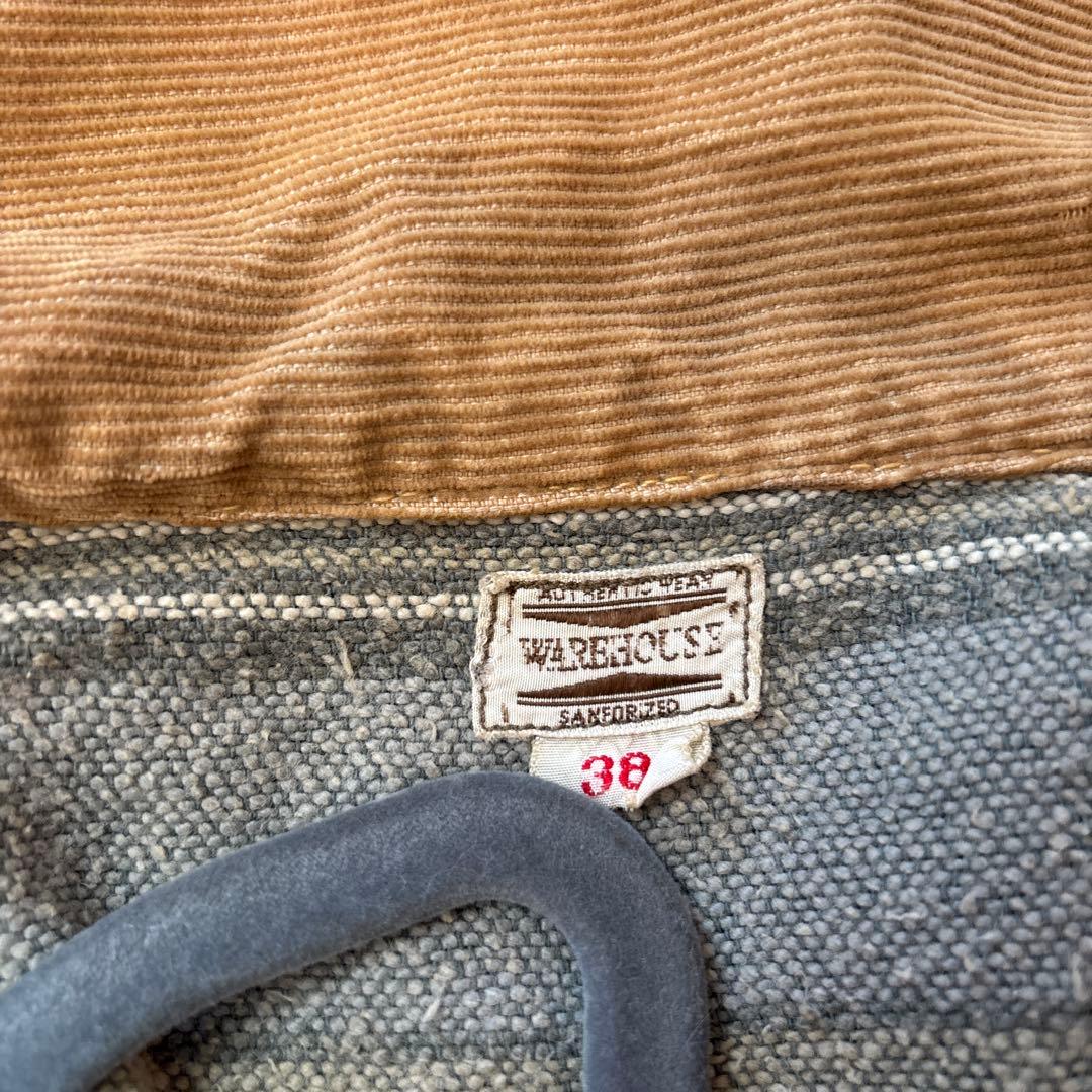 WAREHOUSE カバーオール 38サイズ インディゴ・