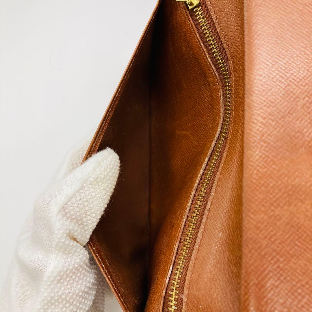 ルイヴィトン モノグラム コンチネンタル クラッチ がま口 長財布 A847