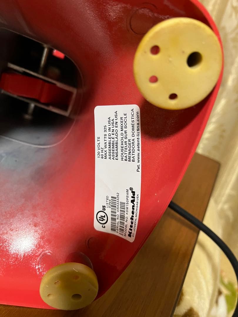 kitchenAid Max Watts 325 スタンドミキサー