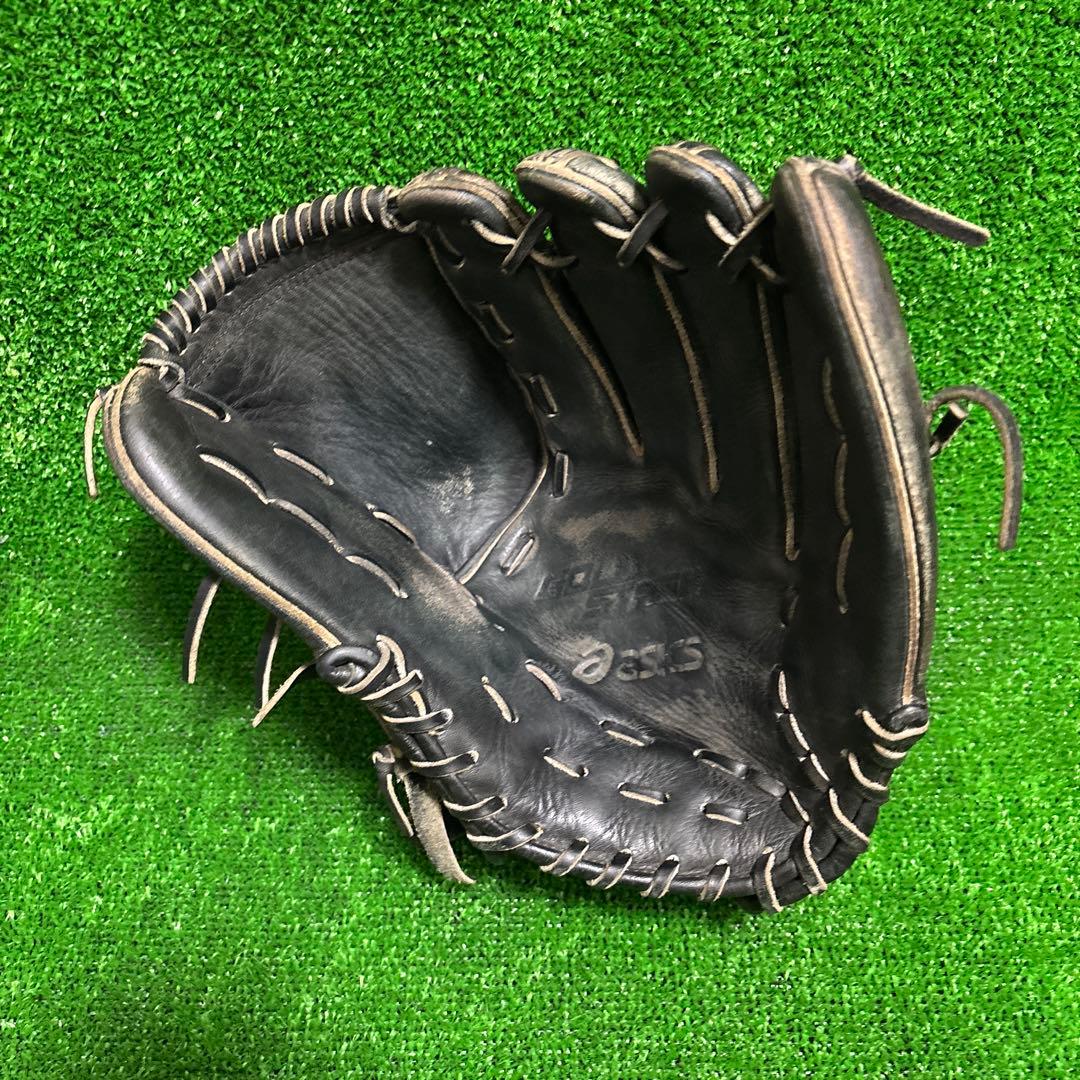 【美品】アシックス 硬式 投手用 グローブ ダルビッシュ ゴールドステージ