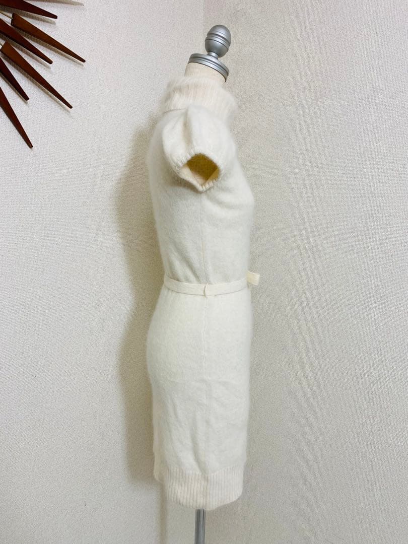 9398. BURBERRY BLUE LABEL アンゴラ混 ワンピース