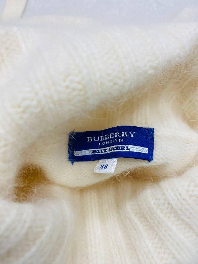 9398. BURBERRY BLUE LABEL アンゴラ混 ワンピース