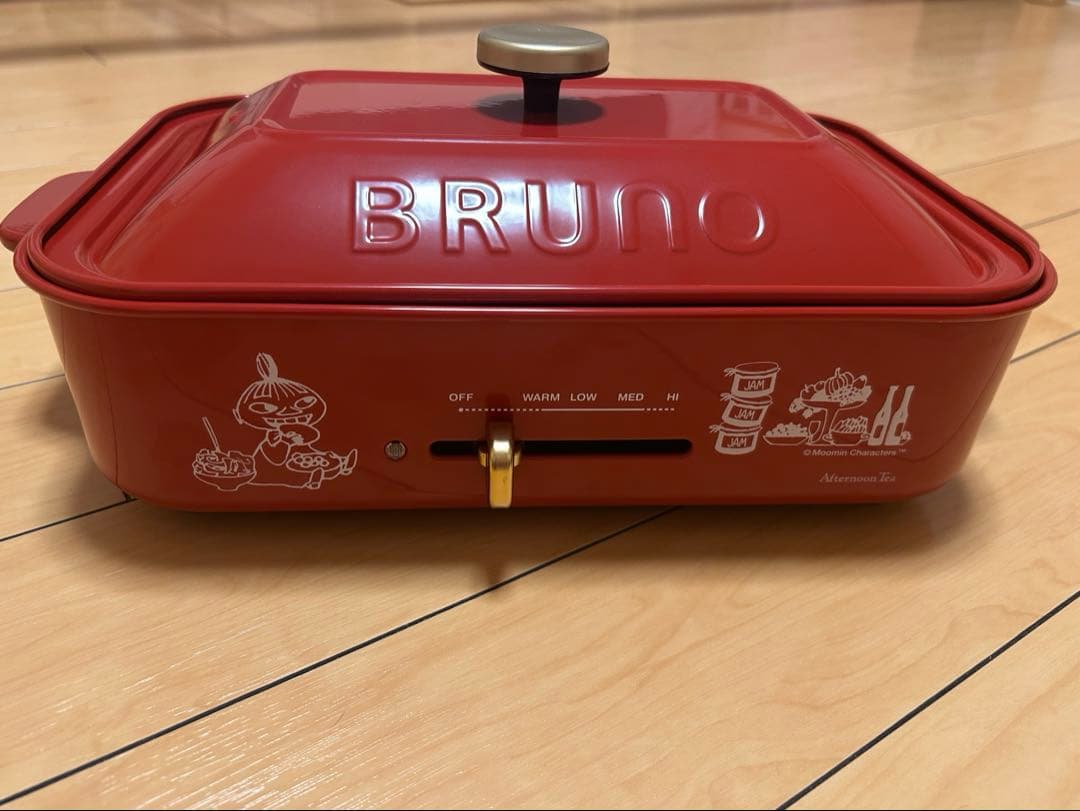 美品BRUNO ホットプレートafternoontea×ムーミンコラボリトルミィ