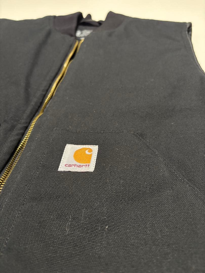 Carhartt カーハート キルティングライナー ワークベスト 黒 L