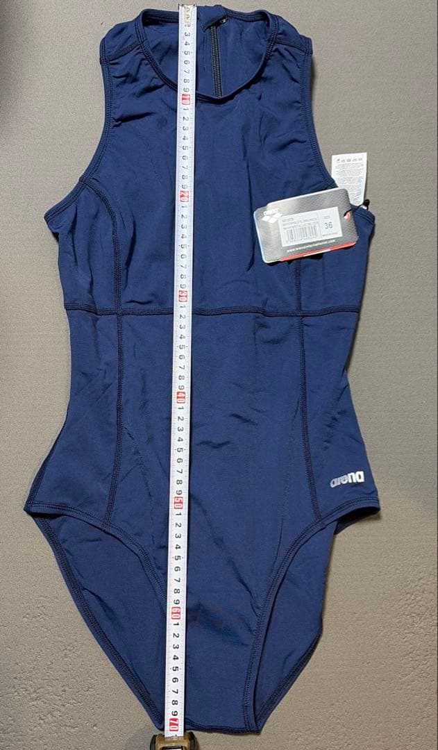 ARENA 水球用競泳水着 特大サイズ US36 ネイビー 新品タグ付き
