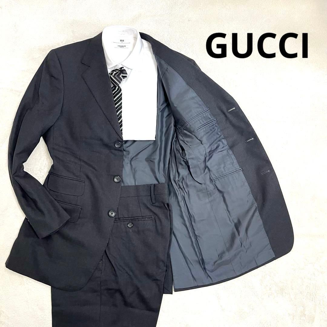 GUCCI グッチ セットアップスーツ ブラック48 3B