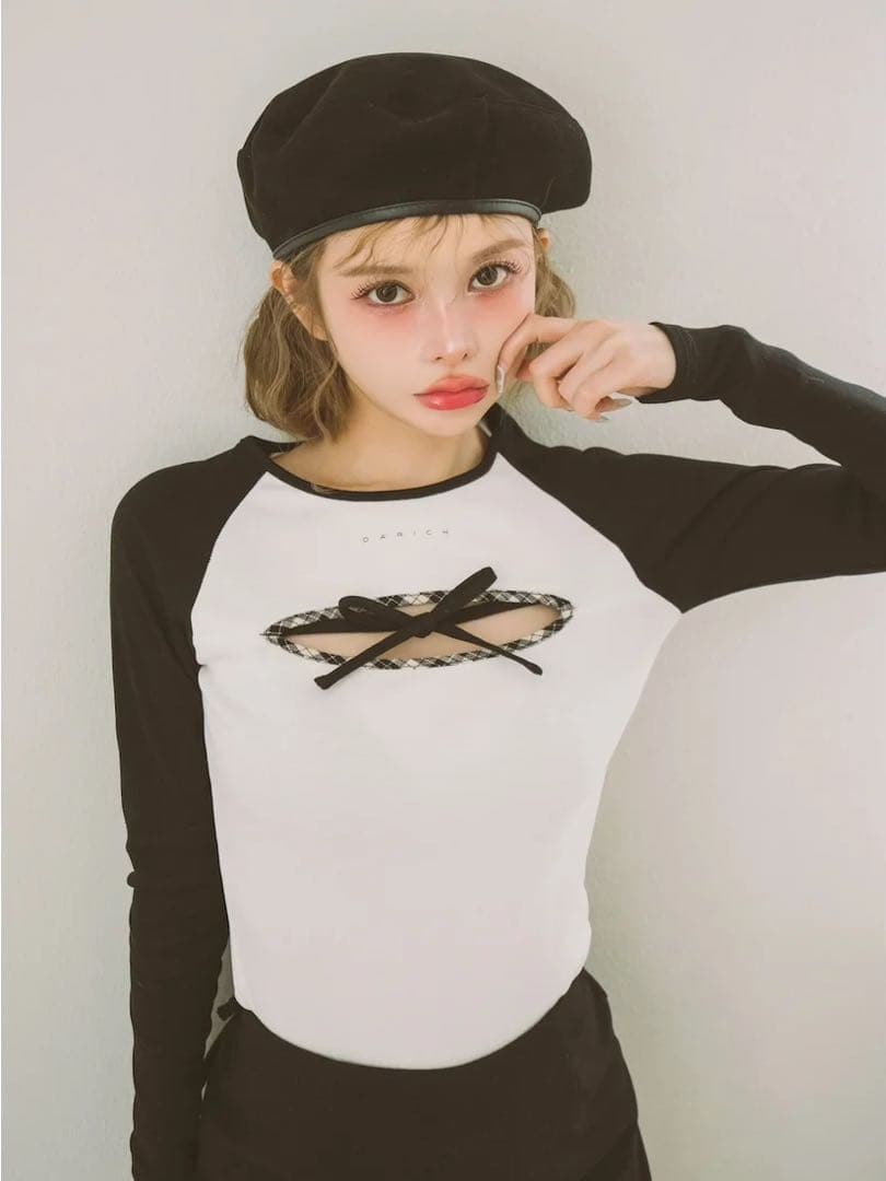 Darich ダーリッチ オープンリボンTシャツ WHT新品未開封！正規品