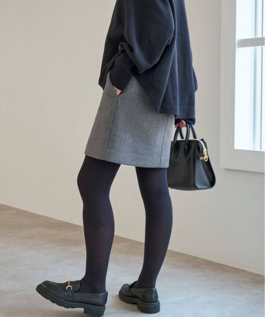 Spock and Span メルトンAラインスカート36 ※発送最終1月3日