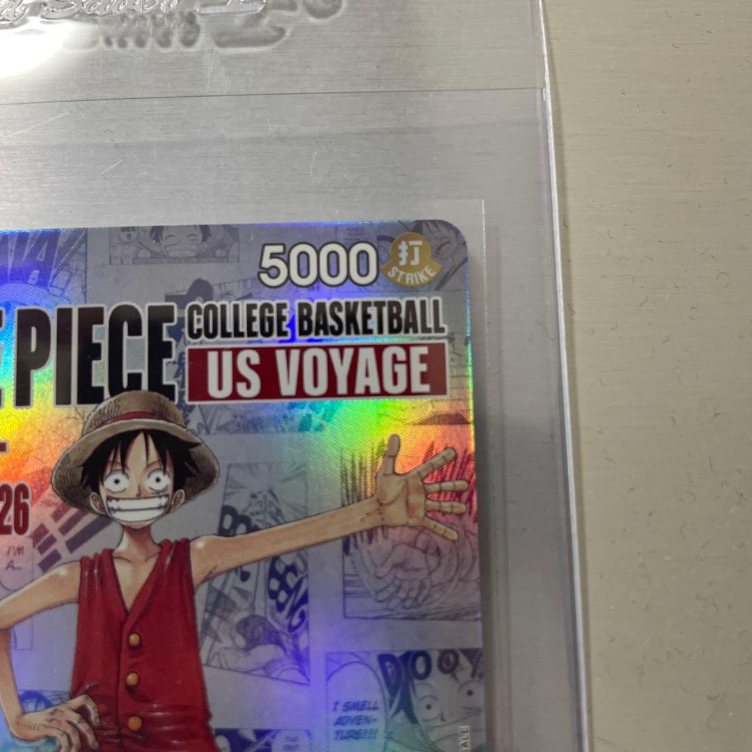 【開封済み】ワンピースカード ルフィ バスケ カレッジ　限定プロモーションカード