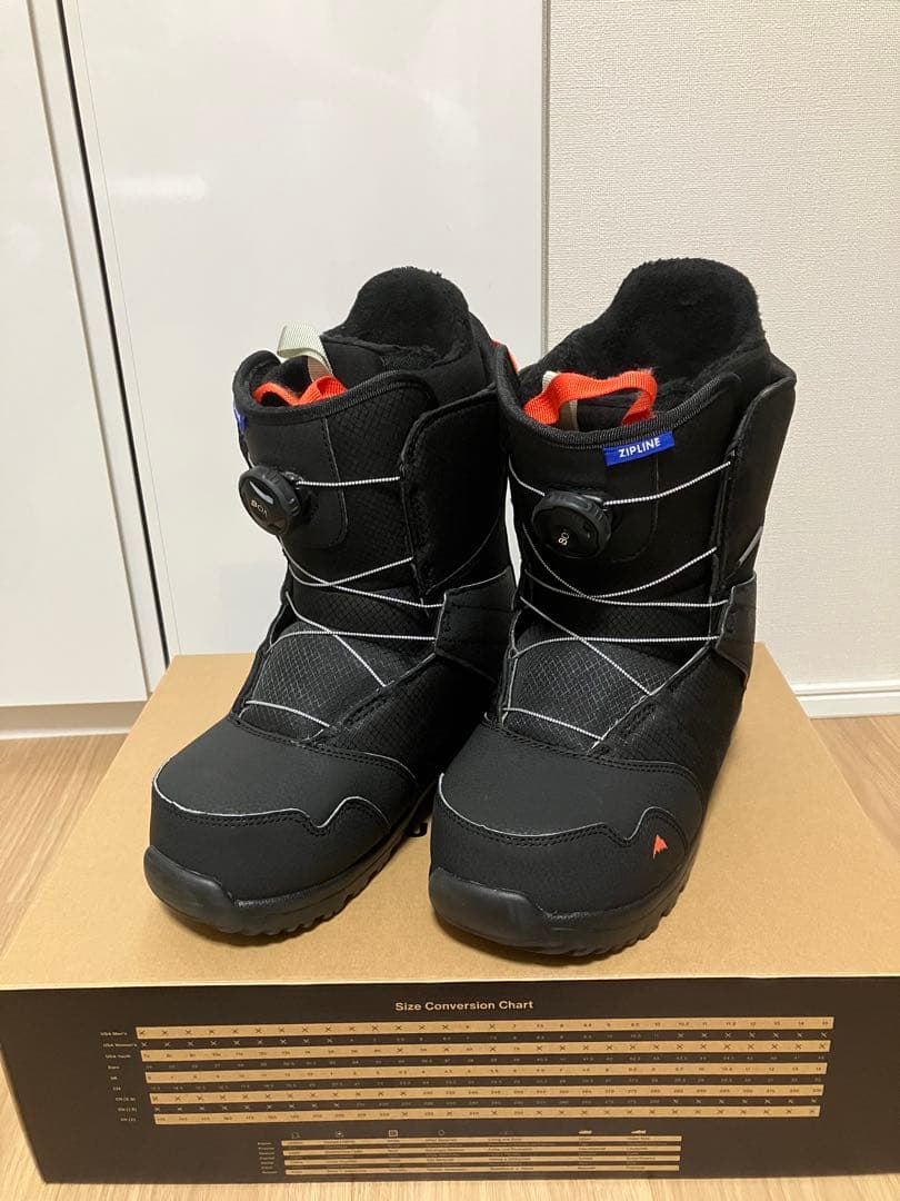 BURTON ZIPLINE BOA キッズ スノーボードブーツ 25センチ