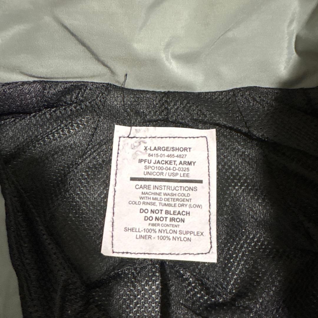 US.ARMY IPFU ナイロンジャケットXL-S デッドストック