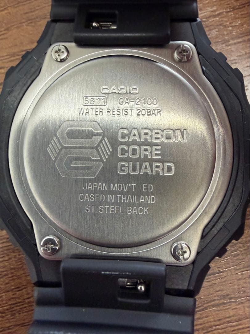 サ*】様 G-SHOCK GA-2100 ブラック腕時計　不動　極美品