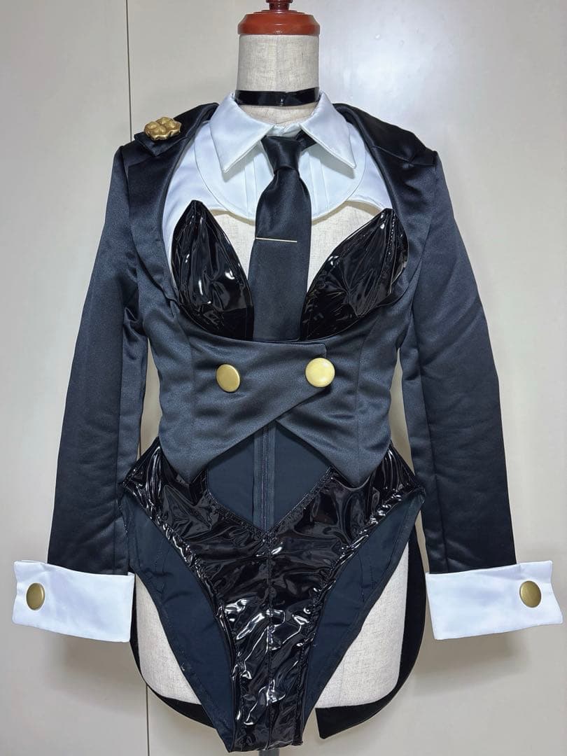 勝利の女神:NIKKE エード:エージェントバニー コスプレ衣装＋ウィッグ