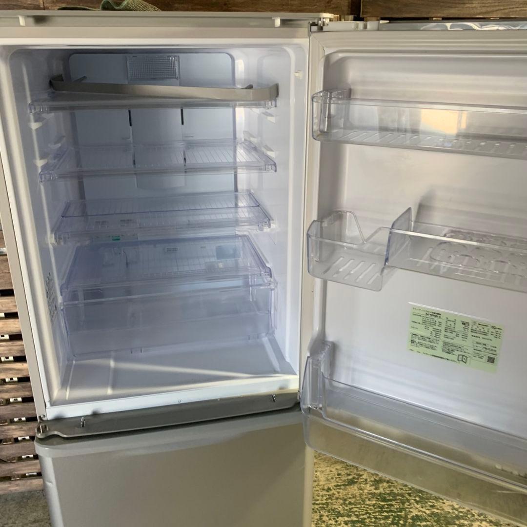 I041\" SHARP 3ドア 350L 両開き 冷蔵庫 SJ-W358K-S