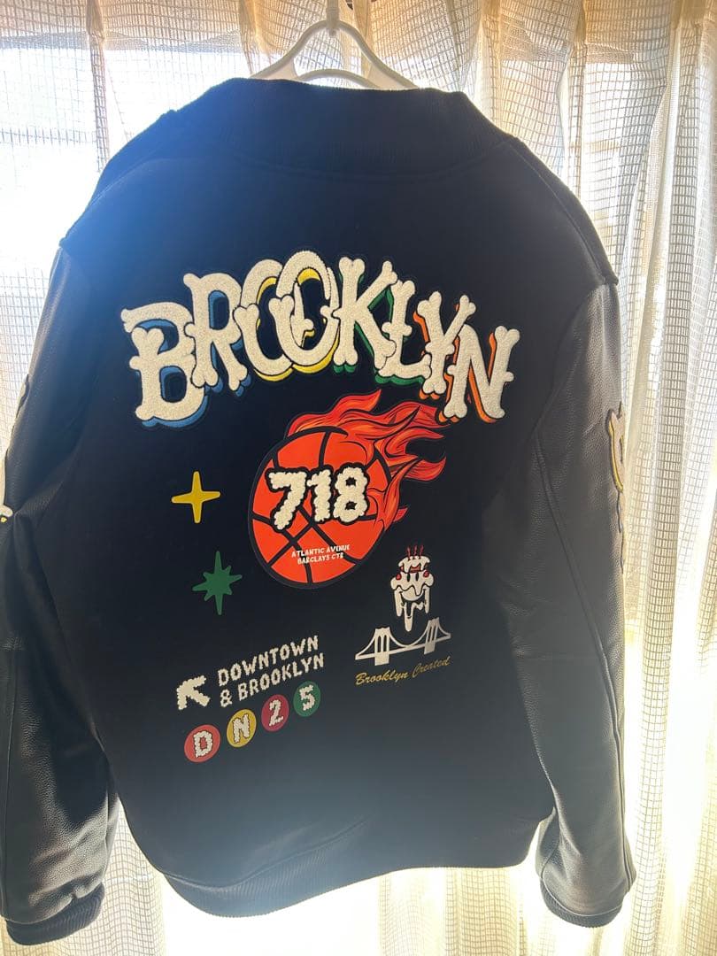 ブルックリン刺繍スタジャン