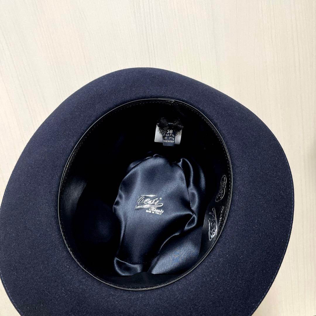 TESI HAT テシ　ウールハット　イタリア製 58㎝