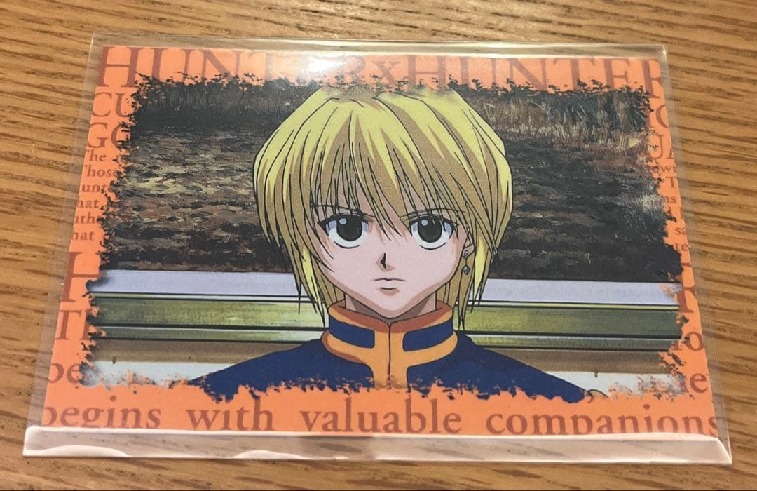 激レア　HUNTER×HUNTER クラピカ　旧アニメ スクラッチカード 非売品