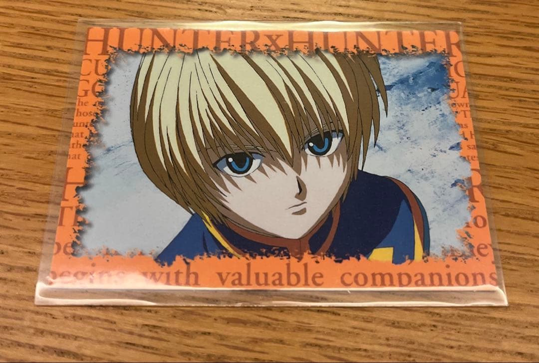 激レア　HUNTER×HUNTER クラピカ　旧アニメ スクラッチカード 非売品