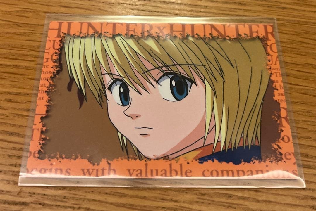 激レア　HUNTER×HUNTER クラピカ　旧アニメ スクラッチカード 非売品