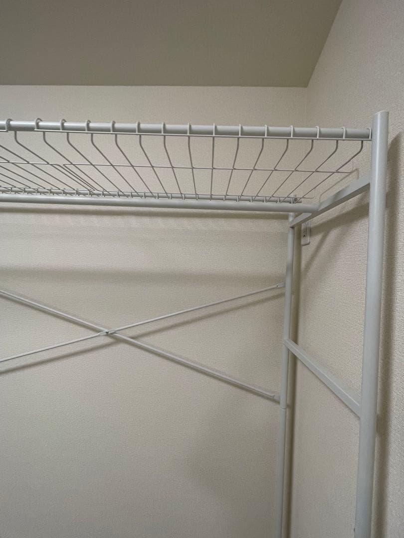 ニトリ スチール ハンガーラック シェルフ