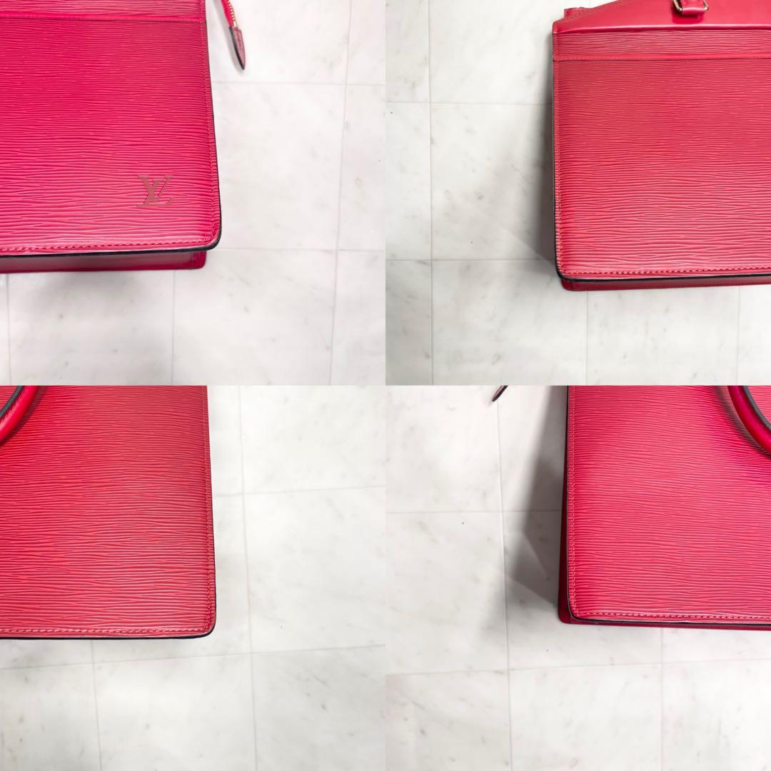 ルイヴィトン　リヴィエラ　エピ　ビジネスバッグ　ハンドバッグ　外側美品　LV