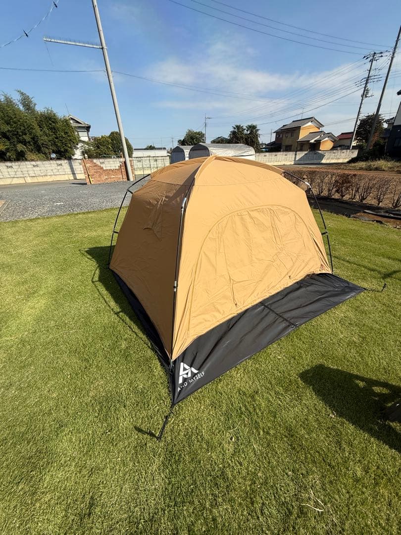 【美品】VISIONPEAKS TCルーテント ベージュ 3人用