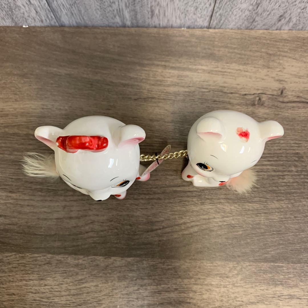 m091701m 内藤ルネ　バンビ　置物　インテリア　陶器　昭和レトロ