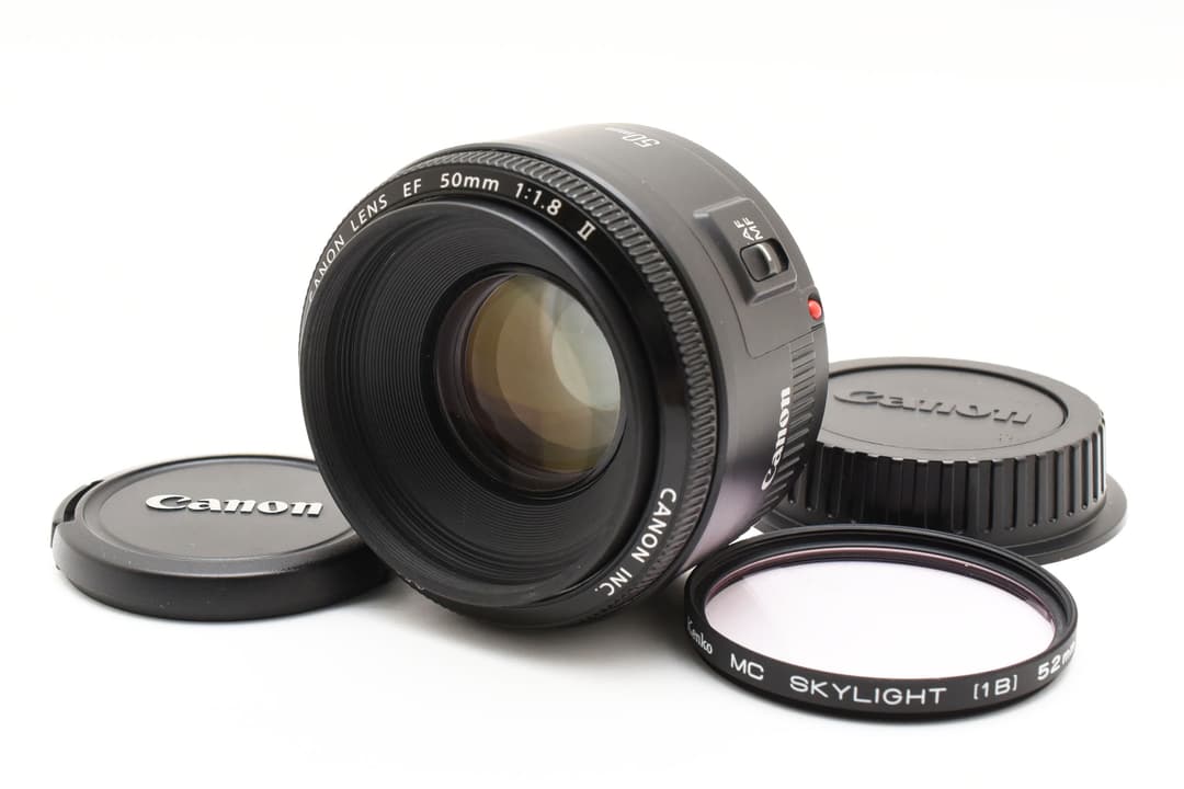 美品 Canon EF 50mm F1.8 II キャノン 単焦点 #8211