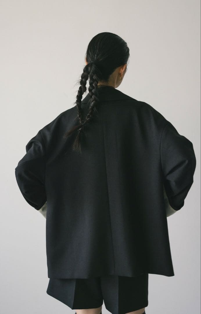 STYLEMIXER ワイドスリーブテーラードジャケット　　ブラック