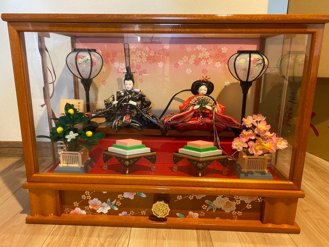 人形の諏訪 ひな人形 照明付き 特選雛人形 高級品 雛祭り ひな祭り