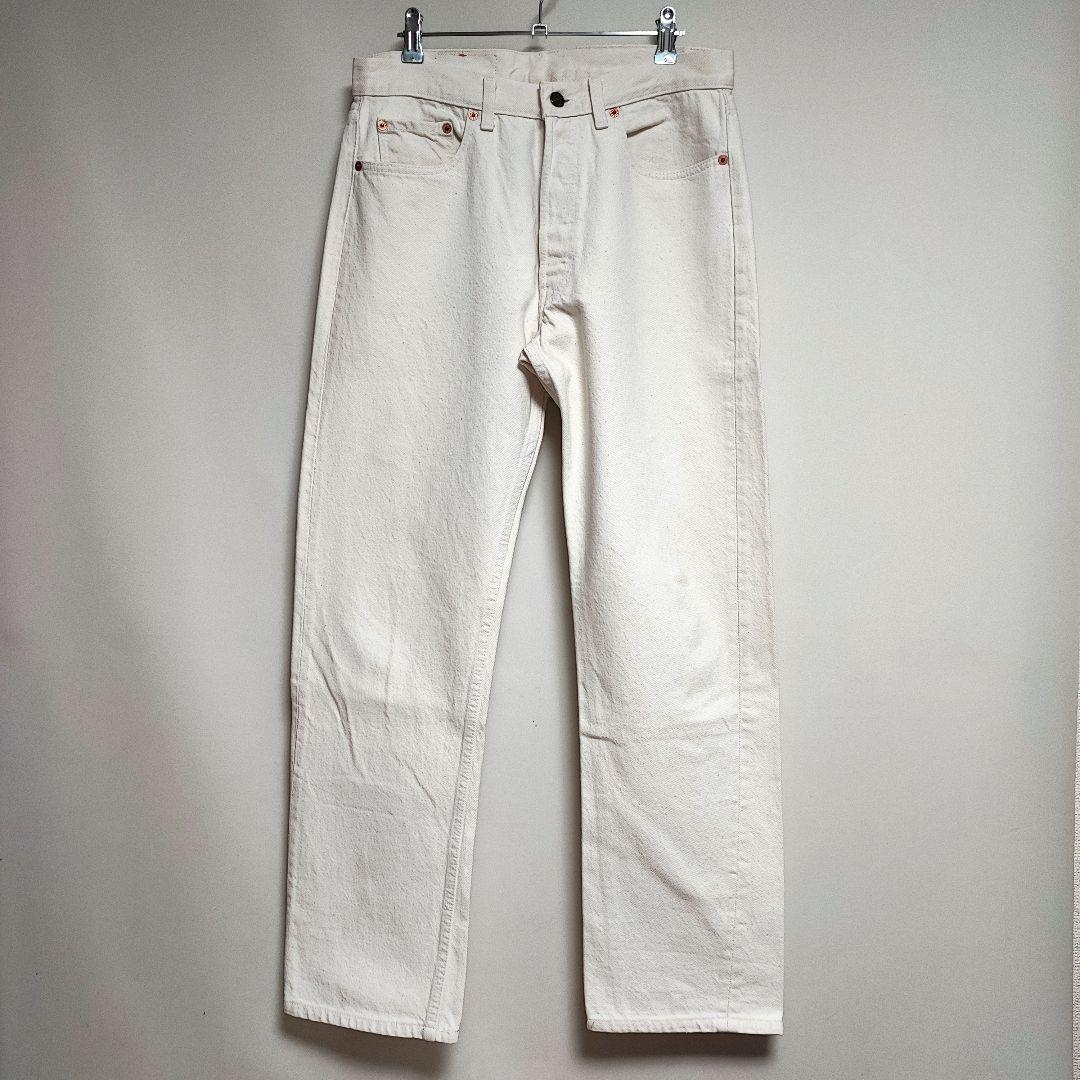 USA製 LEVI’S 501 生成 ホワイト 白系 W33 80s 90s