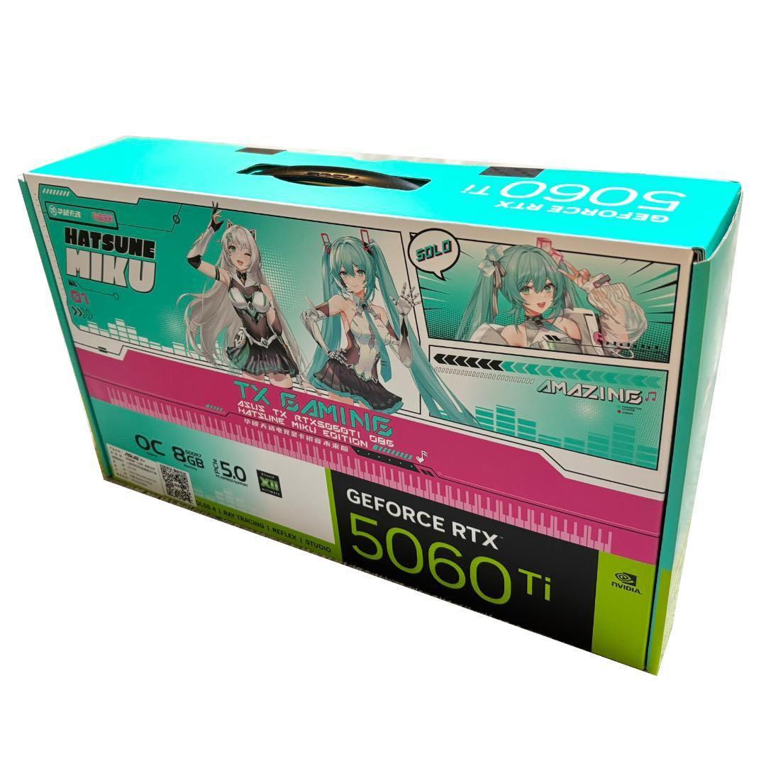 【超激レア日本未発売】Asus RTX 5060 ti 初音ミクエディション