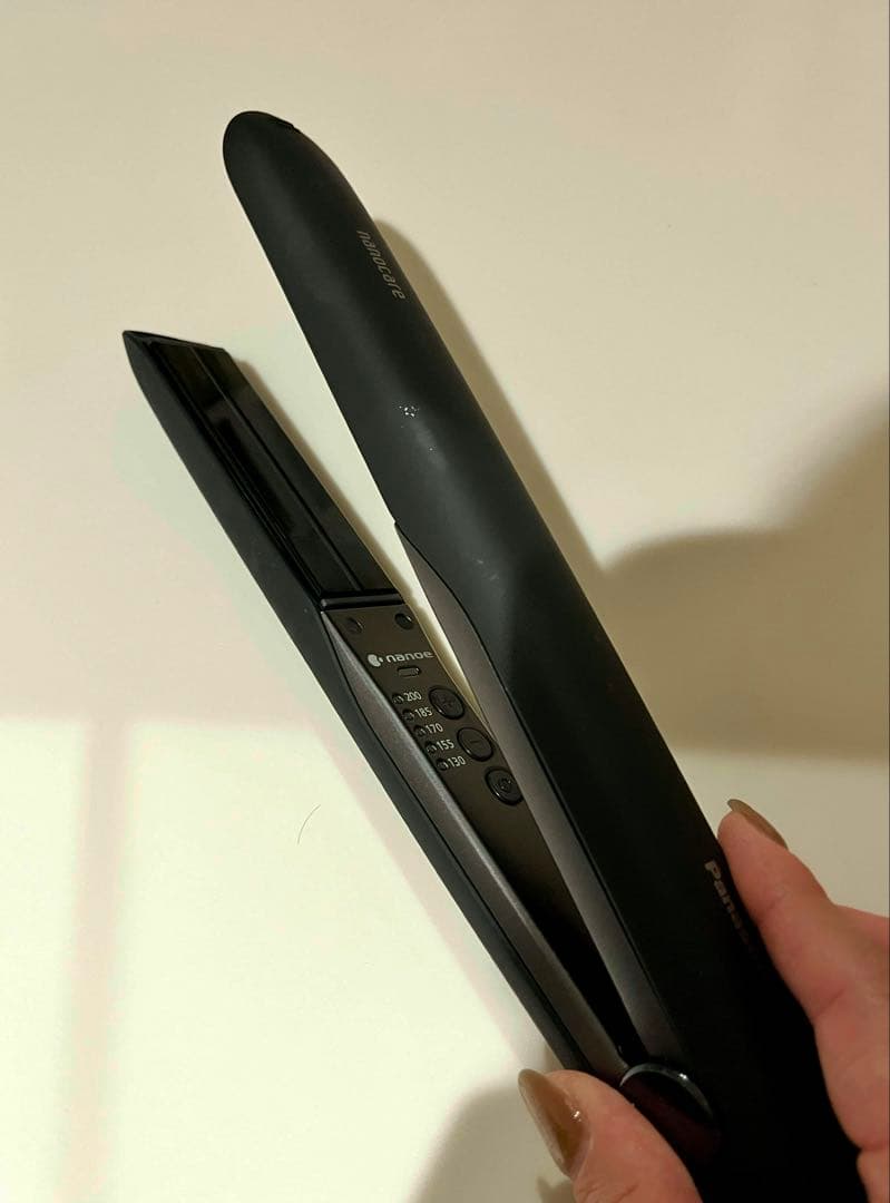 値下げ】Panasonic ナノケア ストレートヘアアイロン EH-HS0J-K