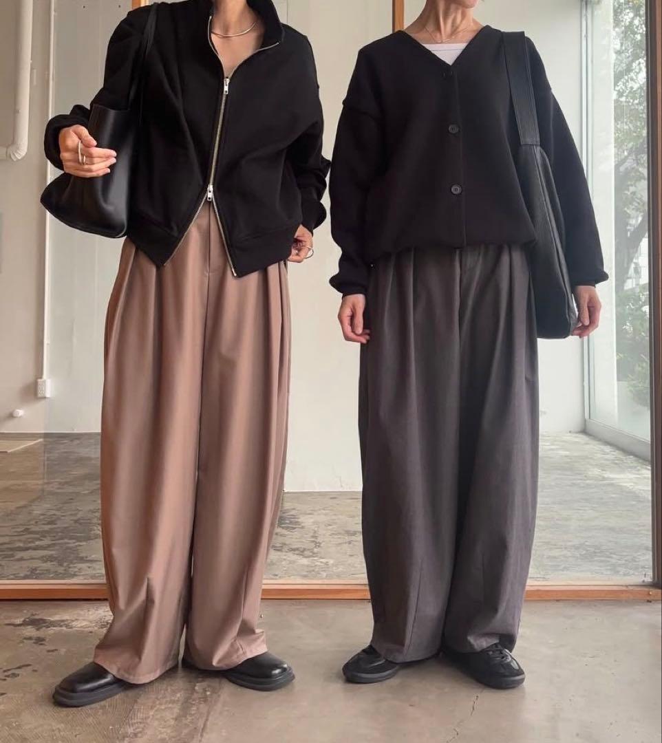 ソラモナラーム　モナスウェット　裏毛ジップブルゾン