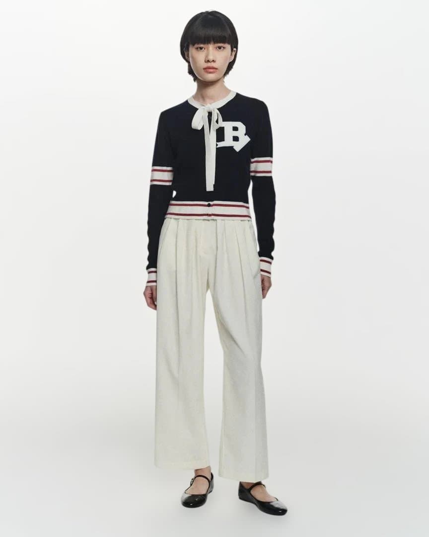 Bibiy. B. CLUB TIE CARDIGAN ネイビー