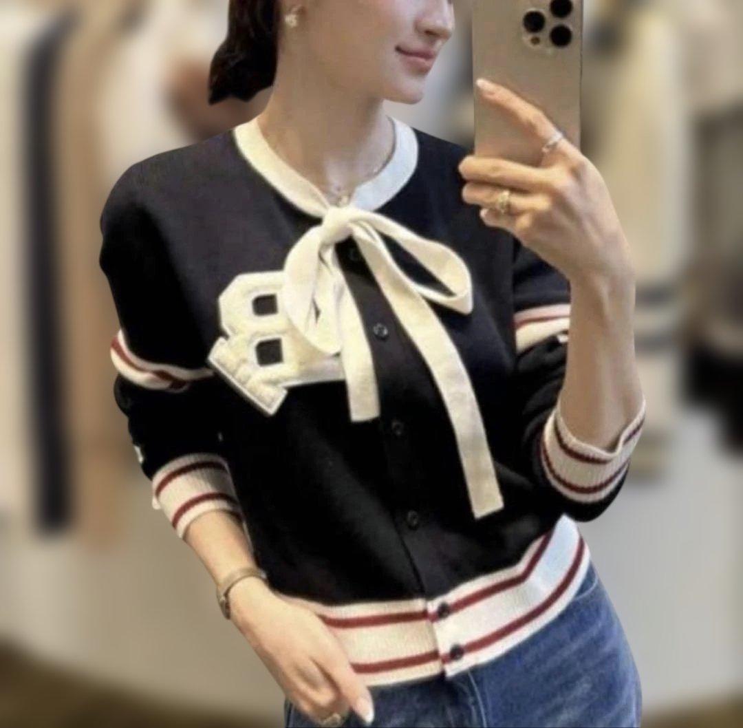 Bibiy. B. CLUB TIE CARDIGAN ネイビー