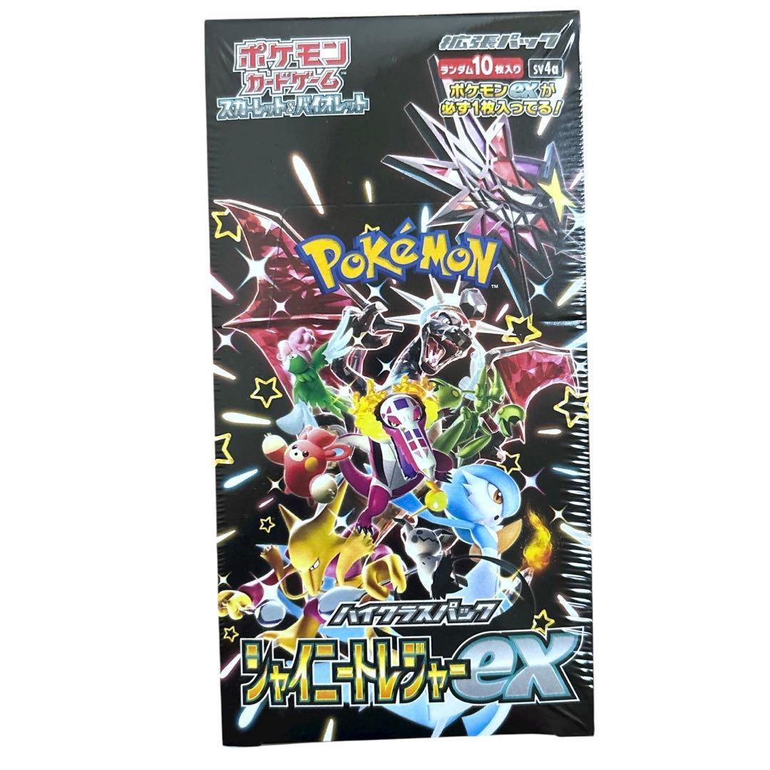 新品未開封　ポケモンカード　シャイニートレジャーex シュリンク付き　1BOX