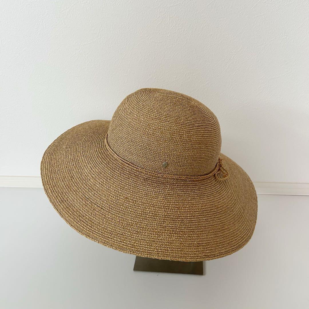 HELEN KAMINSKI ストローハット 麦わら帽子 つば広め