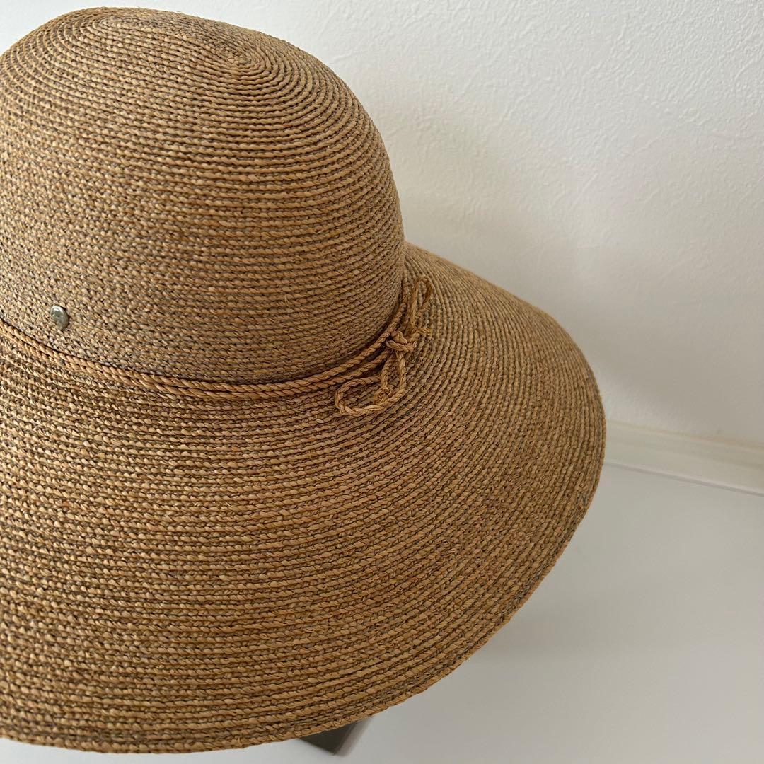 HELEN KAMINSKI ストローハット 麦わら帽子 つば広め